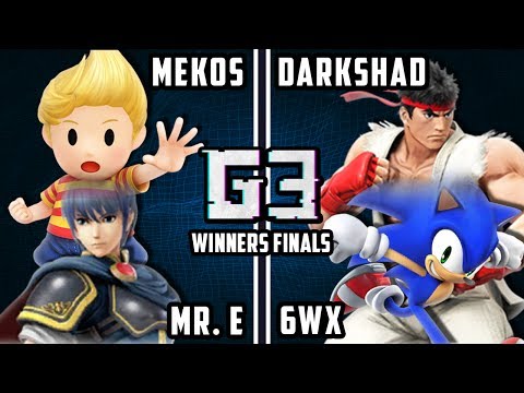 Glitch 3 Smash 4 - Circa | 6WX & Darkshad Vs. RVL | Mr. E & Mekos - Wii U GF