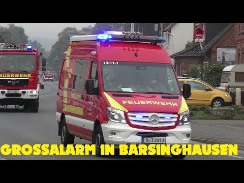 [GROSSEINSATZ FEUERWEHR BARSINGHAUSEN UND ASB] ALARM IM STADION