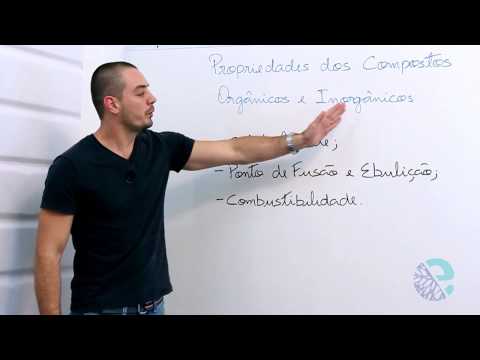 Propriedades dos compostos orgânicos e inorgânicos