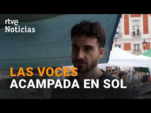 “Deberíamos aguantar lo máximo posible”, voces desde la acampada en Sol | RTVE Noticias
