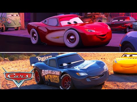 Every Lightning McQueen Paint Job! | Pixar Cars | @disneyjr