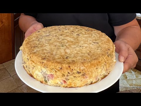 Ricetta Crostata di Tagliolini l’antenata della frittatina di pasta napoletana