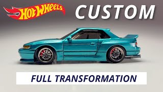 Turning a $1 Hot Wheels Into a JDM Masterpiece (Silvia S13 Build)