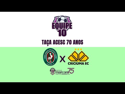 AO VIVO | CONCÓRDIA X CRICIÚMA - 12/02/2026 | Campeonato Catarinense