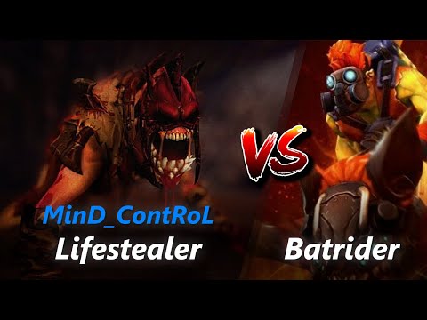 MinD_ContRoL safelane Lifestealer vs Batrider/Riki | First 10 minutes