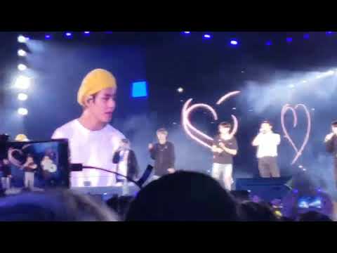 190505 BTS Rose Bowl Stadium Concert V'S Final Speech 😭