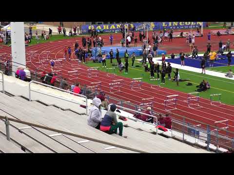 Gahanna Relays   Girls shuttle hurdles