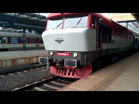 749 006-3 na Rakovnickém rychlíku