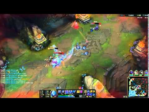 Bjergsen - Outplaying the Gank - Anivia vs Ekko and Veigar - League of Legends