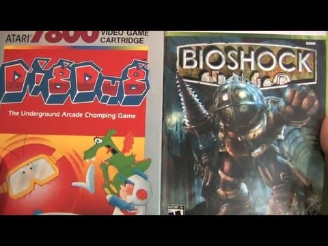 BIOSHOCK vs. DIG DUG packaging review by CGR