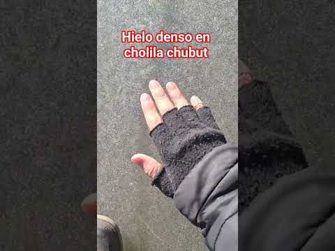 un frio en cholila chubut 🥶🥶