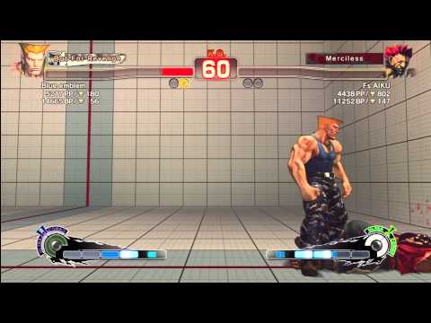 Blue emblem (Guile) vs Fs A1Ku (Akuma)