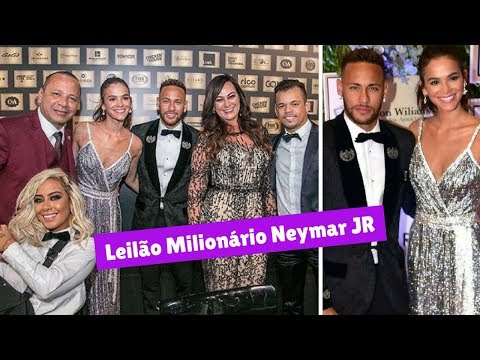 Bruna Marquezine e Neymar em LEILÃO BENEFICENTE do Instituto Neymar - Completo