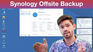 How to Backup one Synology NAS to Another Synology for an Offsite backup using HyperBackup