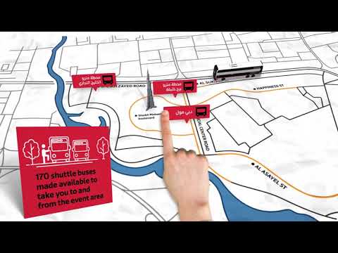 Full traffic plan for the New Year's Eve celebrations at Downtown Dubai