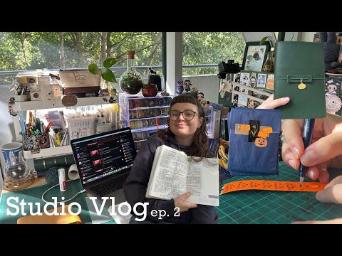 Studio Vlog ep.2 | A day in the life of a sticker shop owner and journal girlie