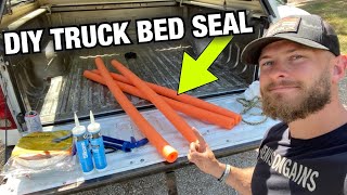 DIY POOL NOODLE DUST SEAL For Your TRUCK BED!!