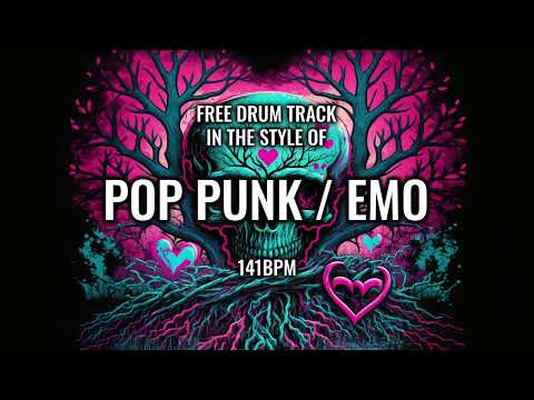 Pop Punk Drum Beats - 141 BPM Drum Track