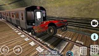 Demolition Derby 2 Racing Car vs Train - Crashe Car Android Gameplay