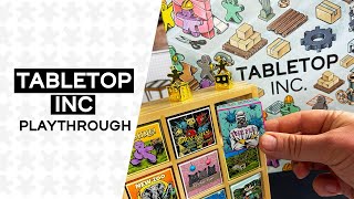 Tabletop Inc 2-Player Playthrough (Includes the Golden Pear and Crowdfunding Expansions)