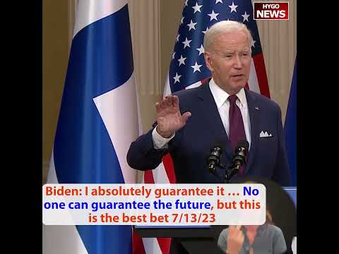 Biden On NATO Withdrawal: "I Absolutely Guarantee It" — "No One Can Guarantee The Future"