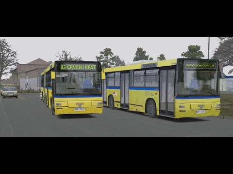 Omsi 2 Man Japanac SG 313 Linija 83 (Zemun Bačka- Crveni Krst)