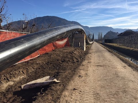 Hauptsammler Burgstall-Bozen: Einsatz innovativer Technologie