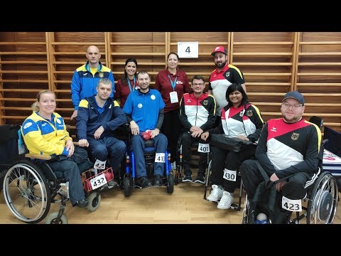 BISFed 2019 Povoa Boccia World Open - Pair BC4 - Pool B - Ukraine v Germany