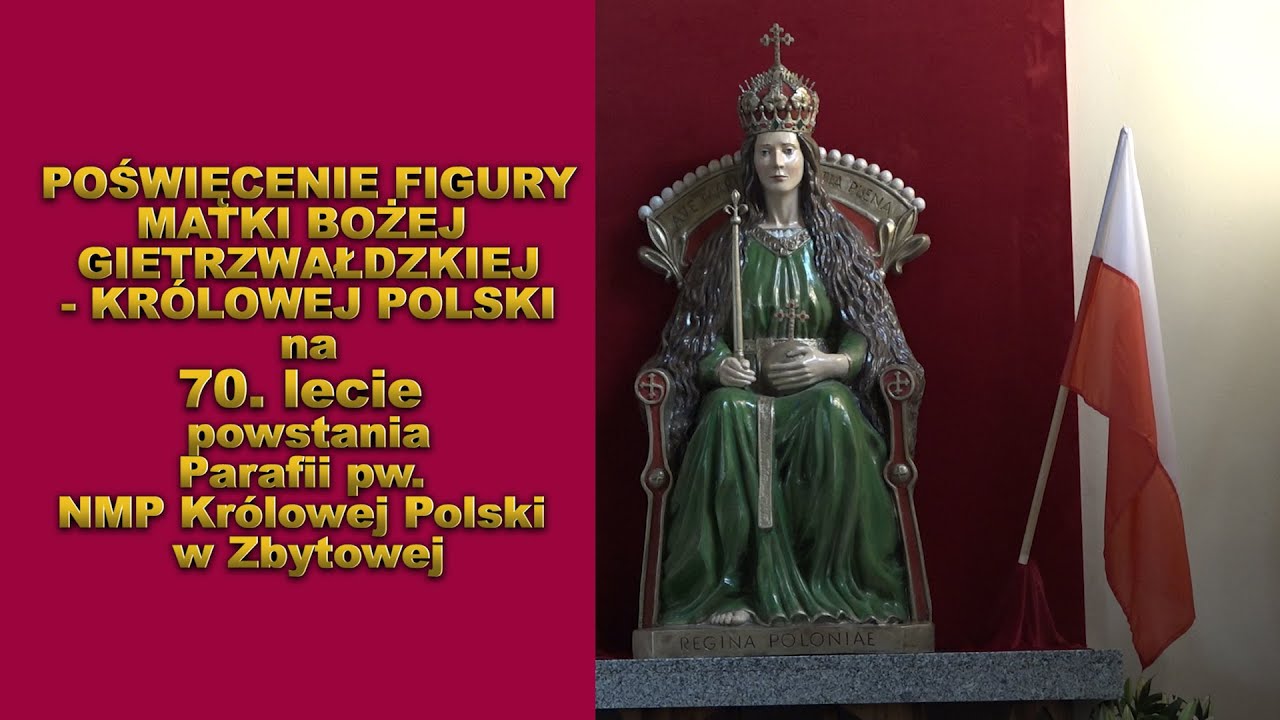 Poświęcenie figury Matki Bożej Gietrzwałdzkiej – Królowej Polski – ks. prof. Tadeusz Guz