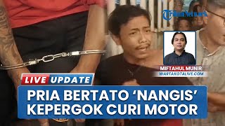 Kepergok Mau Mencuri Motor di Duren Sawit Jaktim, Pria Bertato Nangis Diamankan dari Amukan Warga