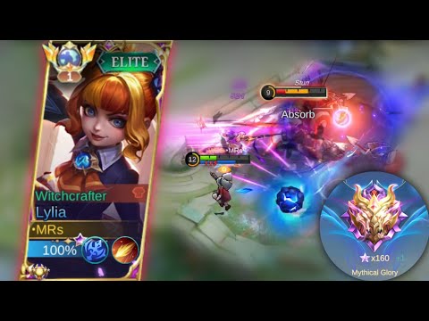 PUSH MMR & STAR END OF SEASON 28 | BEST BUILD LYLIA SEASON 28 - Lylia Gameplay