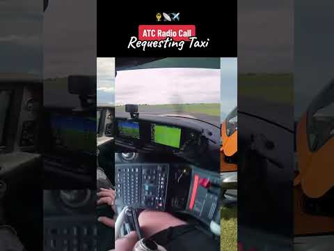 Requesting TAXI CLEARENCE with ATC. Full radio call #atc #radio #pilot #aviation #cirrusaircraft