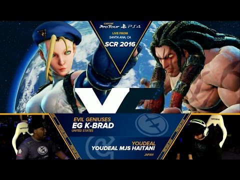 K-Brad (Cammy) vs Haitani (Necalli) - SoCal Regionals 2016 - Loser's Finals