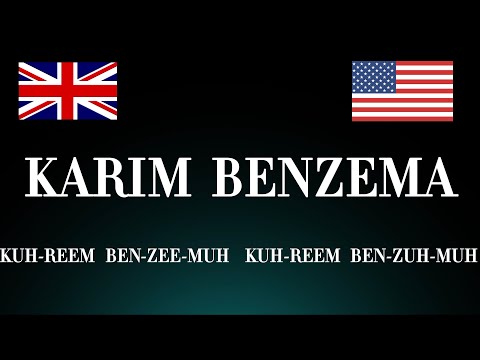 Learn How to Pronounce 'Karim Benzema' Perfectly: UK vs USA (Footballer Pronunciation)
