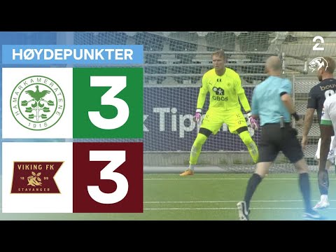 HamKam 3 - 3 Viking - Høydepunkter