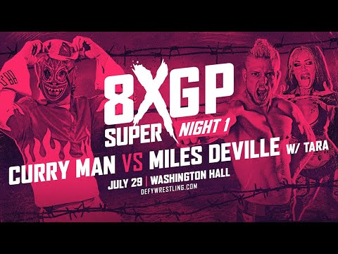 Curry Man vs. Miles Deville (with Tara Zep) - DEFY Wrestling - DEATH RIDER (7/29/23)