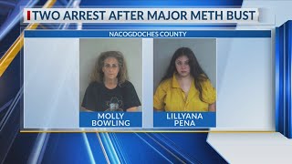 2 women arrested after major meth bust in Nacogdoches County traffic stop