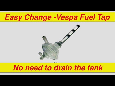 Easy Vespa Fuel tap replace.