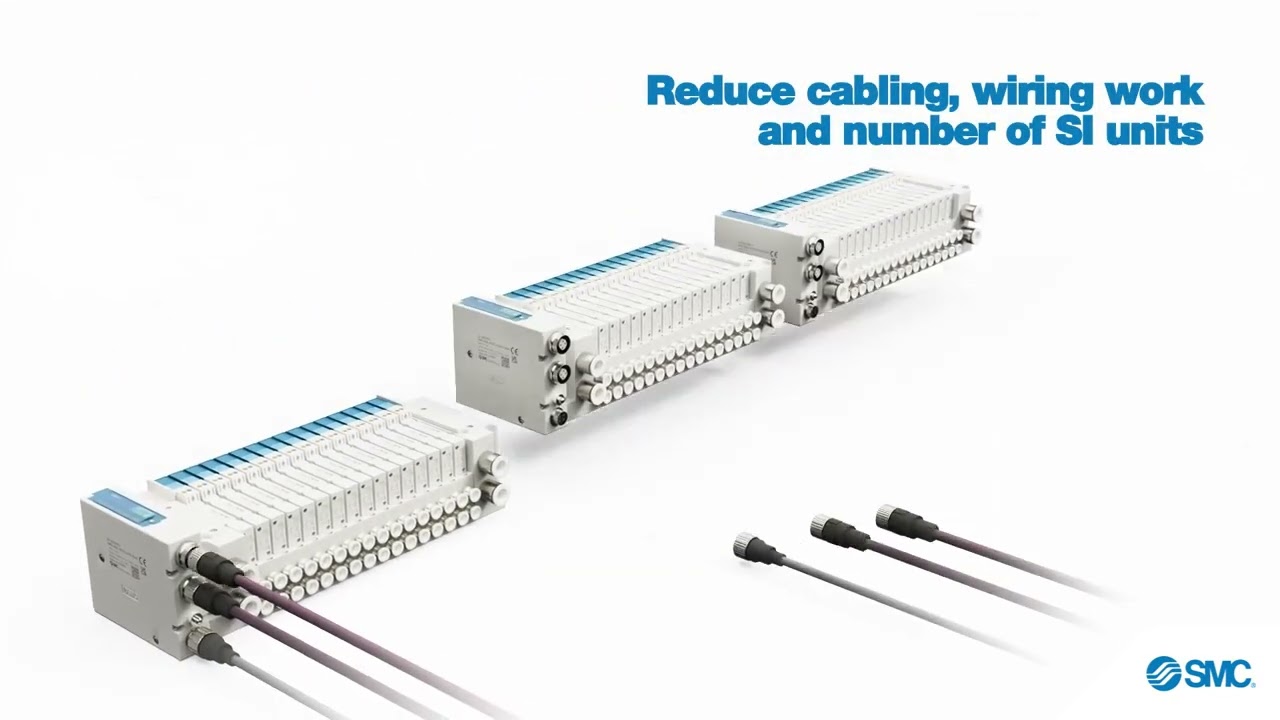 JSY3000-L 64 Station Compatible Solenoid Valve Manifold