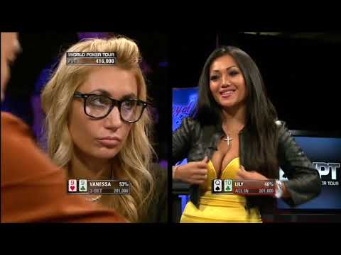 World Poker Tour Season 12    Lily Kiletto All In vs  Vanessa Rousso