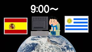 【W杯】スペインVSウルグアイとかいう絶対負けられない試合を見つめるワイ