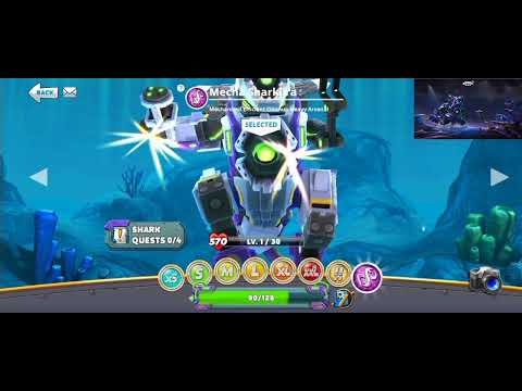 How to unlock Mecha Sharkjira with Schematics? Hungry Shark World.