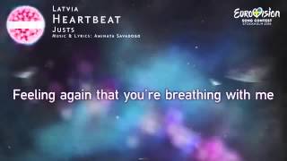 Justs-Heartbeat (Latvia Eurovision 2016 Lyrics)