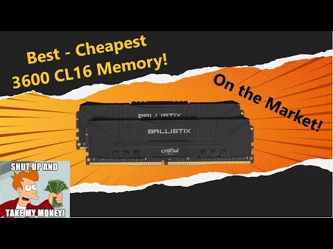 Best - Cheapest DDR4 3600mhz memory to buy now! 2021 (Crucial Ballistix)