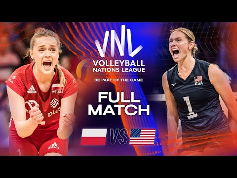 🇵🇱 POL vs. 🇺🇸 USA - Bronze Medal Match | Women's VNL 2023 | Full Match