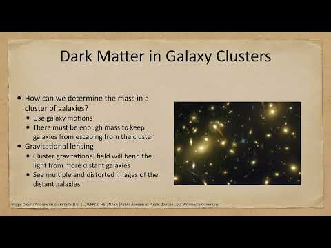 Lesson 28 - Lecture 3 - Dark Matter - OpenStax Astronomy 2023