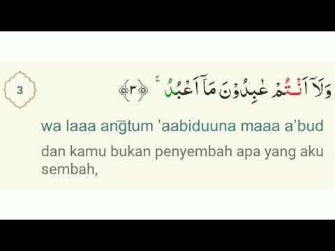 Surah Al-Kafirun Irama Jiharkah Maqam Ajam