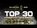 BALLON D OR 2025 THE SHOCKING TOP 30 RANKINGS