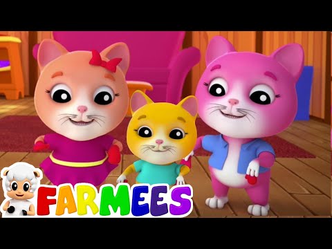 três pequenos gatinhos | canções para crianças |  canções crianças | Three Little Kittens Song