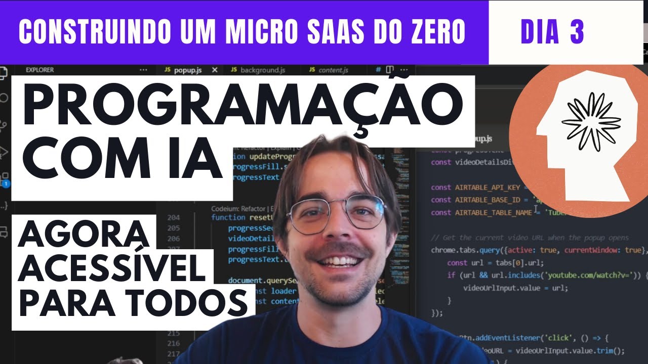 Claude.ai está criando meu Micro SaaS do Zero! Código com IA sem saber programar [DIA 3]